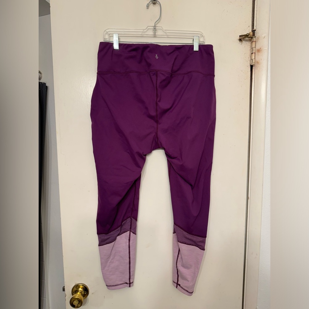 Torrid Purple and Pink Leggings